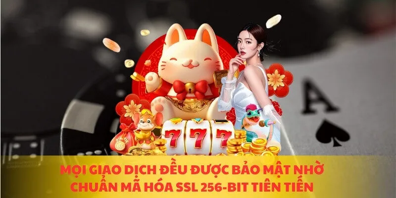 Mọi giao dịch đều được bảo mật nhờ chuẩn mã hóa SSL 256-bit tiên tiến