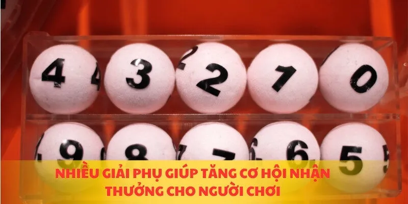 Nhiều giải phụ giúp tăng cơ hội nhận thưởng cho người chơi